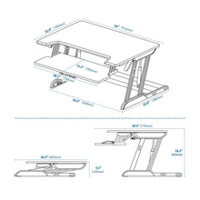 Load image into Gallery viewer, FINAL SALE 站立式高级液压升降 电脑桌(自己提货价，非邮寄价)
